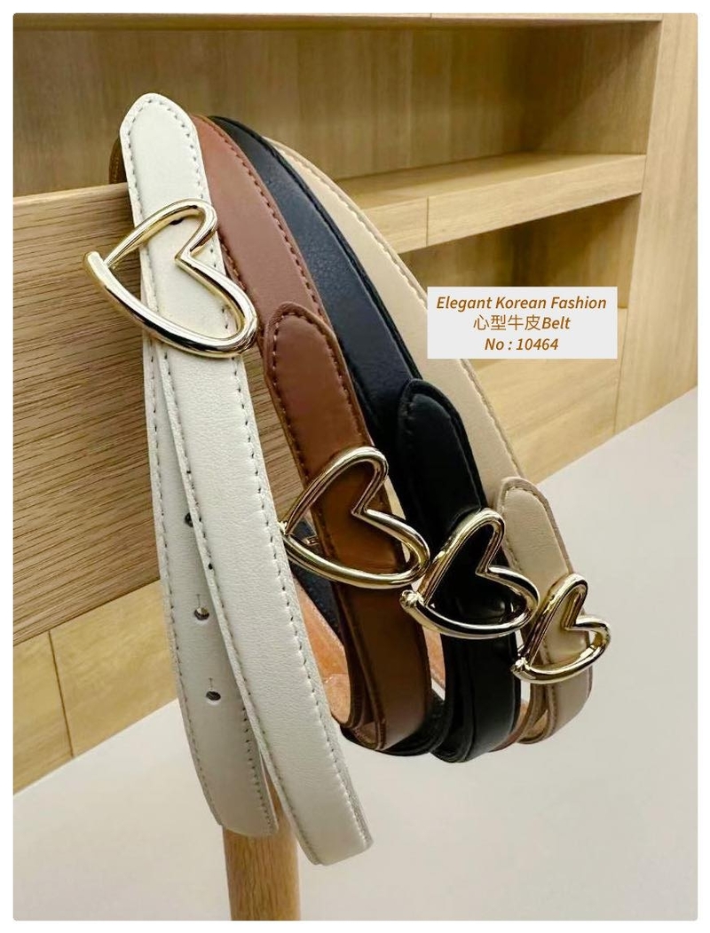 #10464  心型牛皮Belt