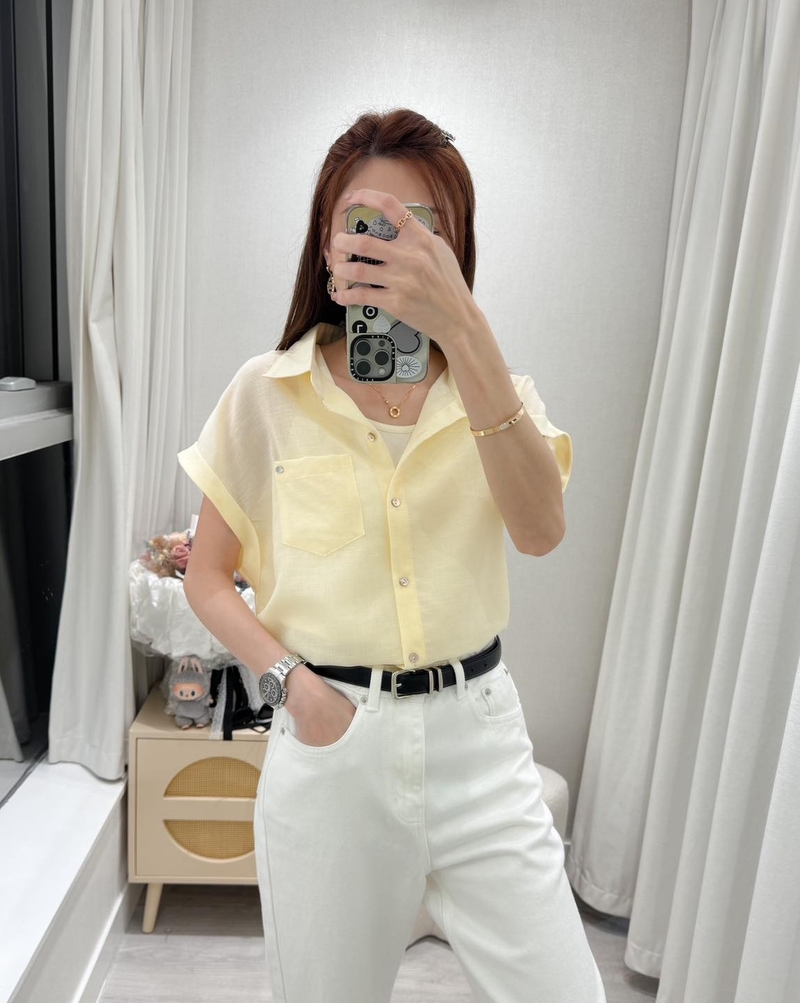 #11958 彈性背心 + 短袖Top Set