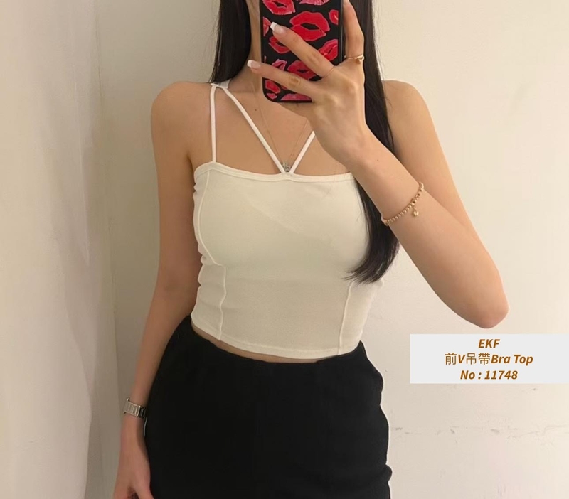 #11748 前V吊帶Bra Top