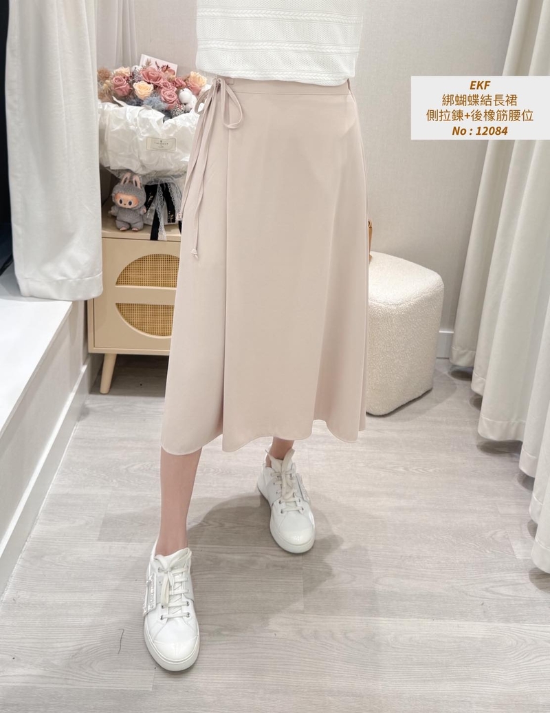 #12084  綁蝴蝶結長裙