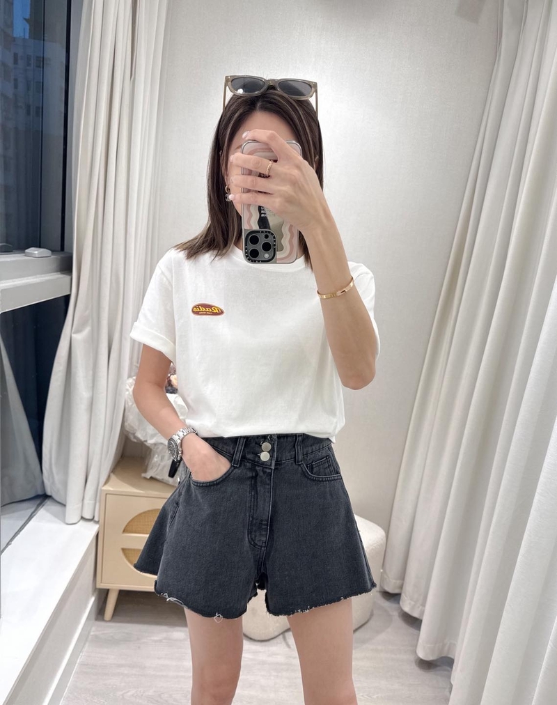 #12378  洗水色Tee