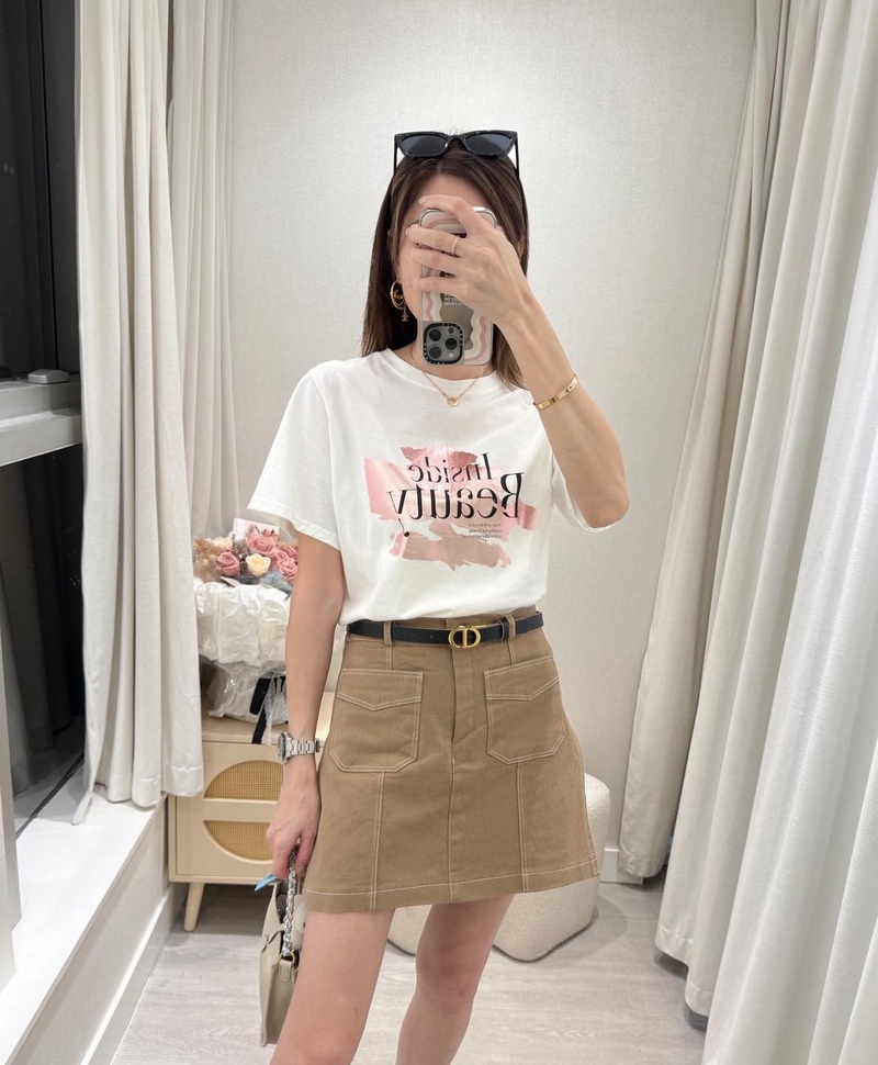 #12452  燙畫英文字Tee